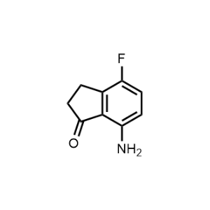 7-Amino-4-fluoro-2,3-dihydro-1H-inden-1-one|CS-1326930