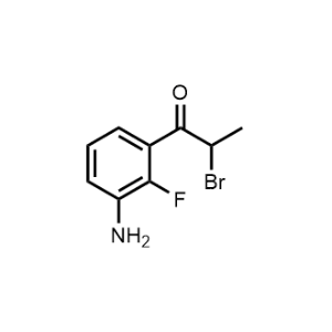 1-(3-Amino-2-fluorophenyl)-2-bromopropan-1-one|CS-1326965
