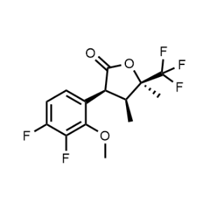 (3S,4S,5R)-3-(3,4-Difluoro-2-methoxyphenyl)-4,5-dimethyl-5-(trifluoromethyl)dihydrofuran-2(3H)-one|CS-1326991