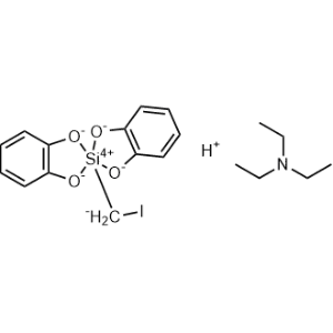 Silicate(1-), bis[1,2-benzenediolato(2-)-κO1,κO2](iodomethyl)-, hydrogen, compd. with N,N-diethylethanamine 1:1:1|CS-1327027