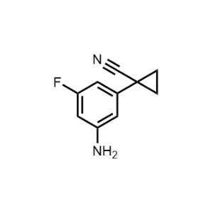1-(3-Amino-5-fluorophenyl)cyclopropane-1-carbonitrile|CS-1327142