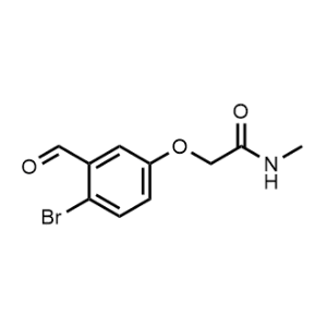 2-(4-Bromo-3-formylphenoxy)-N-methylacetamide|CS-1327316