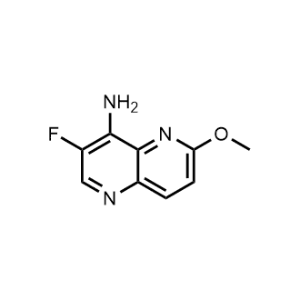 3-Fluoro-6-methoxy-1,5-naphthyridin-4-amine|CS-1327573