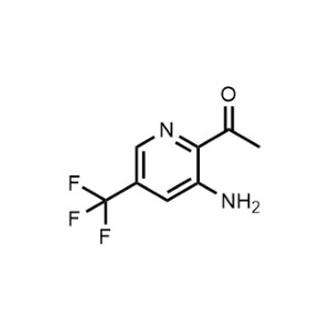1-(3-Amino-5-(trifluoromethyl)pyridin-2-yl)ethan-1-one|CS-1327574