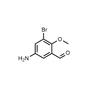 5-Amino-3-bromo-2-methoxybenzaldehyde|CS-1327820