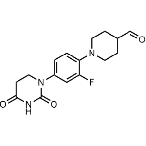 1-(4-(2,4-Dioxotetrahydropyrimidin-1(2H)-yl)-2-fluorophenyl)piperidine-4-carbaldehyde|CS-1327879