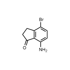 7-Amino-4-bromo-2,3-dihydro-1H-inden-1-one|CS-1327920