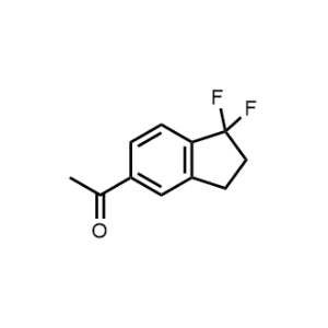 1-(1,1-Difluoro-2,3-dihydro-1H-inden-5-yl)ethan-1-one|CS-1328098