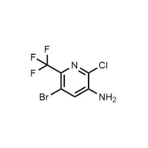 5-Bromo-2-chloro-6-(trifluoromethyl)pyridin-3-amine|CS-1328120