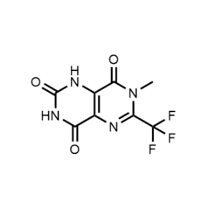 7-Methyl-6-(trifluoromethyl)-1,7-dihydropyrimido[5,4-d]pyrimidine-2,4,8(3H)-trione|CS-1328123