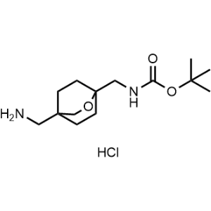 tert-Butyl ((4-(aminomethyl)-2-oxabicyclo[2.2.2]octan-1-yl)methyl)carbamate hydrochloride|CS-1328137