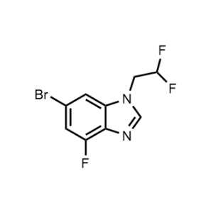 6-Bromo-1-(2,2-difluoroethyl)-4-fluoro-1H-benzo[d]imidazole|CS-1328378