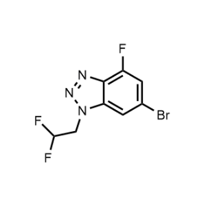6-Bromo-1-(2,2-difluoroethyl)-4-fluoro-1H-benzo[d][1,2,3]triazole|CS-1328394