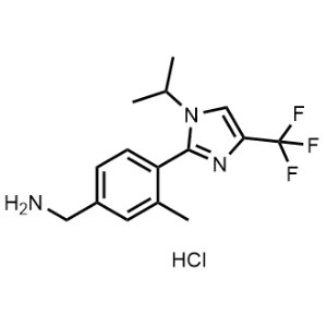 (4-(1-Isopropyl-4-(trifluoromethyl)-1H-imidazol-2-yl)-3-methylphenyl)methanamine hydrochloride|CS-1328400