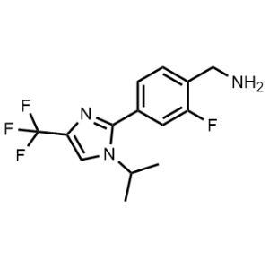 (2-Fluoro-4-(1-isopropyl-4-(trifluoromethyl)-1H-imidazol-2-yl)phenyl)methanamine|CS-1328403