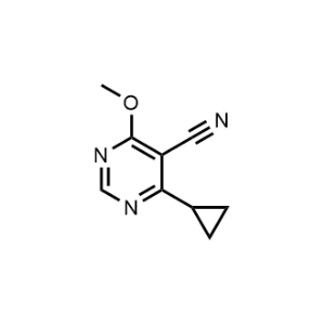 4-Cyclopropyl-6-methoxypyrimidine-5-carbonitrile|CS-1328410