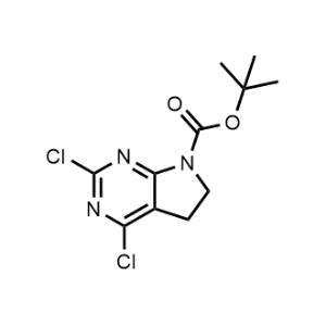 tert-Butyl 2,4-dichloro-5,6-dihydro-7H-pyrrolo[2,3-d]pyrimidine-7-carboxylate|CS-1328416