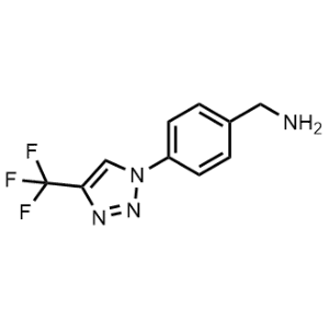 (4-(4-(Trifluoromethyl)-1H-1,2,3-triazol-1-yl)phenyl)methanamine|CS-1328418