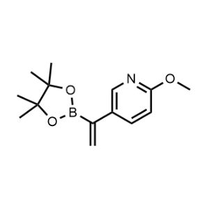2-Methoxy-5-(1-(4,4,5,5-tetramethyl-1,3,2-dioxaborolan-2-yl)vinyl)pyridine|CS-1328432