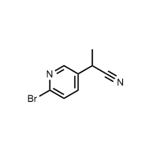 2-(6-Bromopyridin-3-yl)propanenitrile|CS-1328433