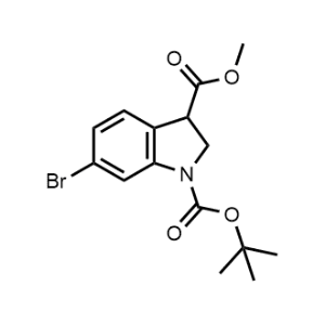 1-(tert-Butyl) 3-methyl 6-bromoindoline-1,3-dicarboxylate|CS-1328449