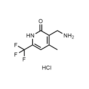 3-(Aminomethyl)-4-methyl-6-(trifluoromethyl)pyridin-2(1H)-one hydrochloride|CS-1328451