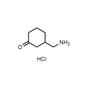 3-(Aminomethyl)cyclohexan-1-one hydrochloride|CS-1328455