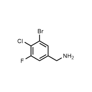 (3-Bromo-4-chloro-5-fluorophenyl)methanamine|CS-1328641