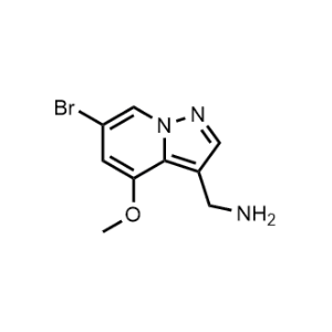 (6-Bromo-4-methoxypyrazolo[1,5-a]pyridin-3-yl)methanamine|CS-1328642