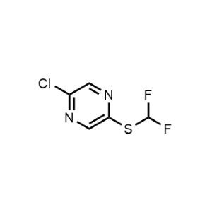 2-Chloro-5-((difluoromethyl)thio)pyrazine|CS-1328662
