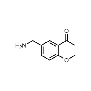 1-(5-(Aminomethyl)-2-methoxyphenyl)ethan-1-one|CS-1328674
