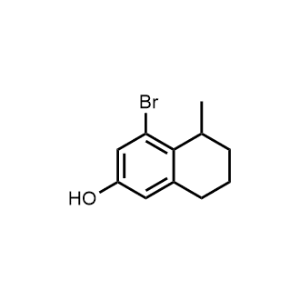 4-Bromo-5-methyl-5,6,7,8-tetrahydronaphthalen-2-ol|CS-1328854