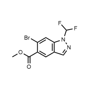 Methyl 6-bromo-1-(difluoromethyl)-1H-indazole-5-carboxylate|CS-1328861