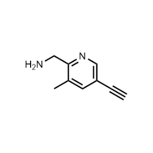 (5-Ethynyl-3-methylpyridin-2-yl)methanamine|CS-1328878