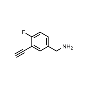 (3-Ethynyl-4-fluorophenyl)methanamine|CS-1328899