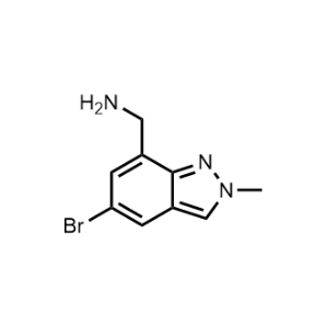 (5-Bromo-2-methyl-2H-indazol-7-yl)methanamine|CS-1328922