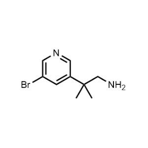 2-(5-Bromopyridin-3-yl)-2-methylpropan-1-amine|CS-1328935