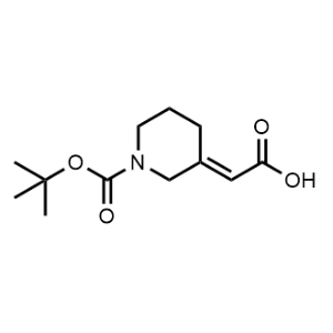 2-(1-(tert-Butoxycarbonyl)piperidin-3-ylidene)acetic acid|CS-1328936