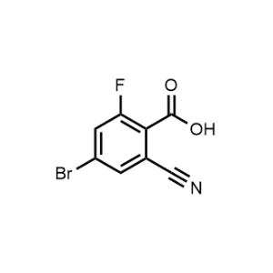 4-Bromo-2-cyano-6-fluorobenzoic acid|CS-1328945