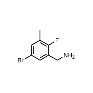 (5-Bromo-2-fluoro-3-methylphenyl)methanamine|CS-1328976