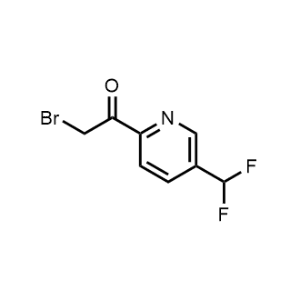 2-Bromo-1-(5-(difluoromethyl)pyridin-2-yl)ethan-1-one|CS-1328995