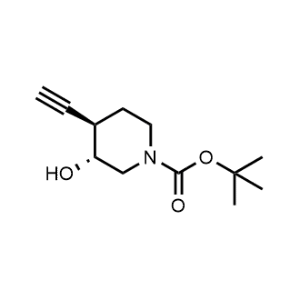 rel-tert-Butyl (3R,4R)-4-ethynyl-3-hydroxypiperidine-1-carboxylate|CS-1329003