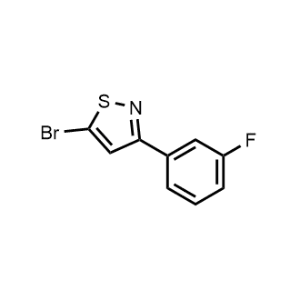5-Bromo-3-(3-fluorophenyl)isothiazole|CS-1329013