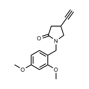 1-(2,4-Dimethoxybenzyl)-4-ethynylpyrrolidin-2-one|CS-1329067