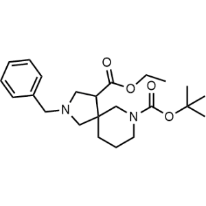 7-(tert-Butyl) 4-ethyl 2-benzyl-2,7-diazaspiro[4.5]decane-4,7-dicarboxylate|CS-1329092