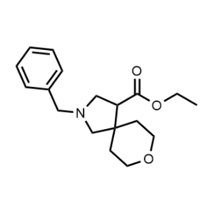 Ethyl 2-benzyl-8-oxa-2-azaspiro[4.5]decane-4-carboxylate|CS-1329136