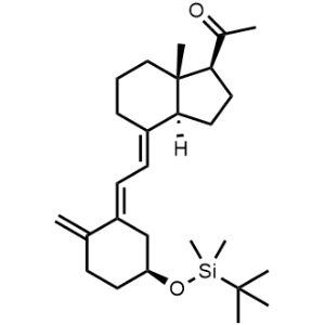 1-((1S,3aS,7aS,E)-4-((E)-2-((S)-5-((tert-Butyldimethylsilyl)oxy)-2-methylenecyclohexylidene)ethylidene)-7a-methyloctahydro-1H-inden-1-yl)ethan-1-one|CS-1329172