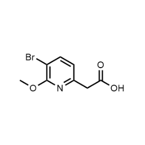 2-(5-Bromo-6-methoxypyridin-2-yl)acetic acid|CS-1329177
