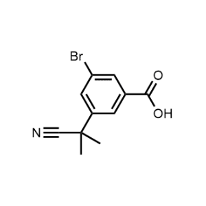 3-Bromo-5-(2-cyanopropan-2-yl)benzoic acid|CS-1329343
