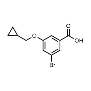 3-Bromo-5-(cyclopropylmethoxy)benzoic acid|CS-1329348